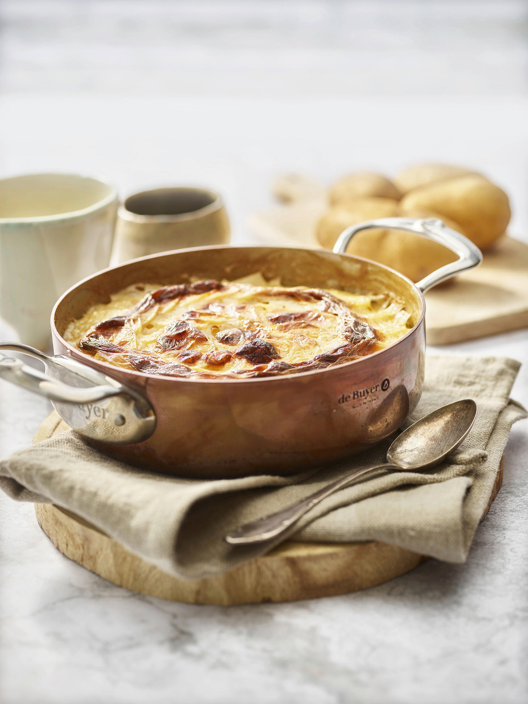 KASSEROLLE DE BUYER PRIMA MATERA 1,8 L  - Kupferfarben, Basics, Metall (20cm)