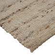 HANDWEBTEPPICH 70/130 cm Nova Creme  - Creme, KONVENTIONELL, Textil (70/130cm) - Linea Natura