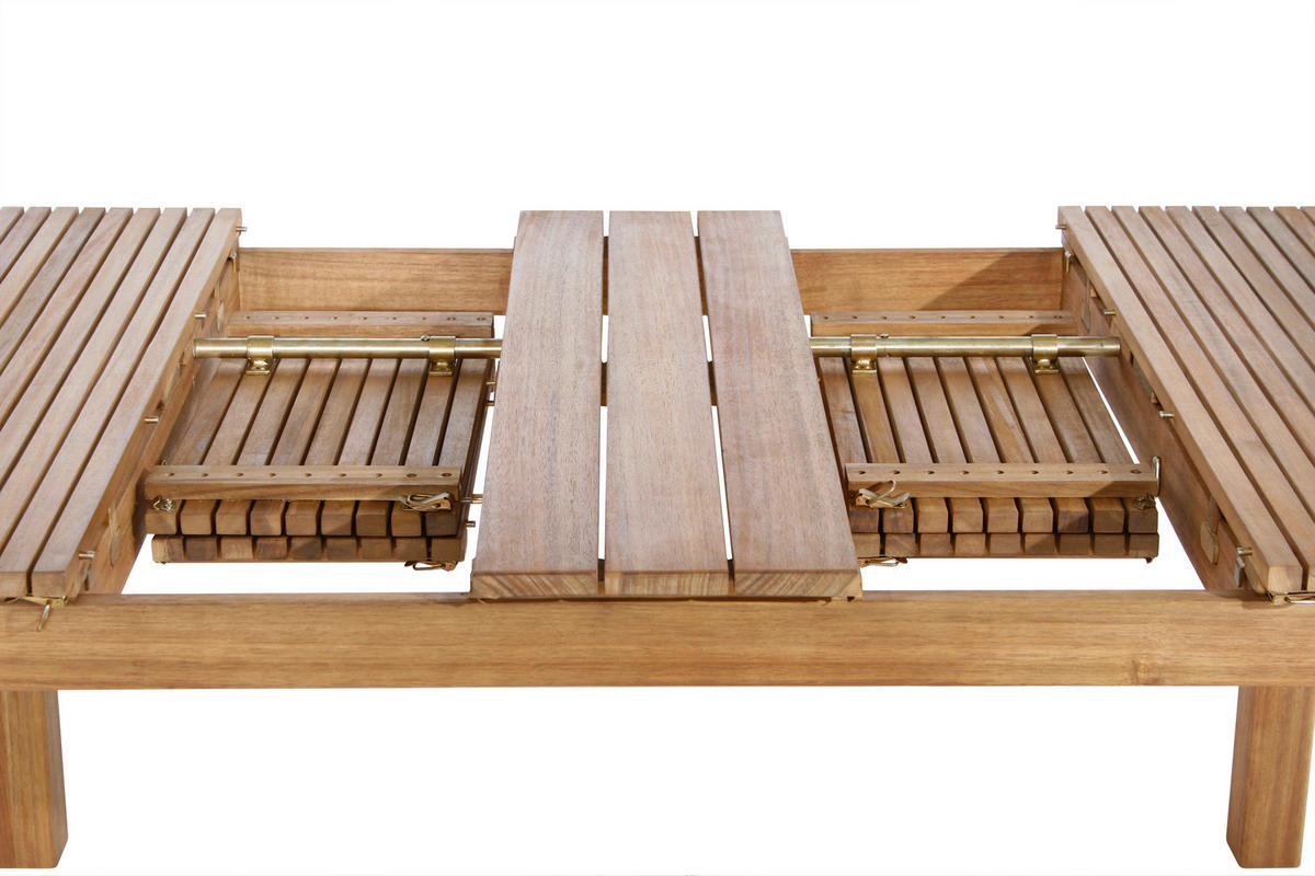 GARTENTISCH 150/100/74 cm Holz rechteckig  - Akaziefarben, KONVENTIONELL, Holz (150/100/74cm) - Siena Garden