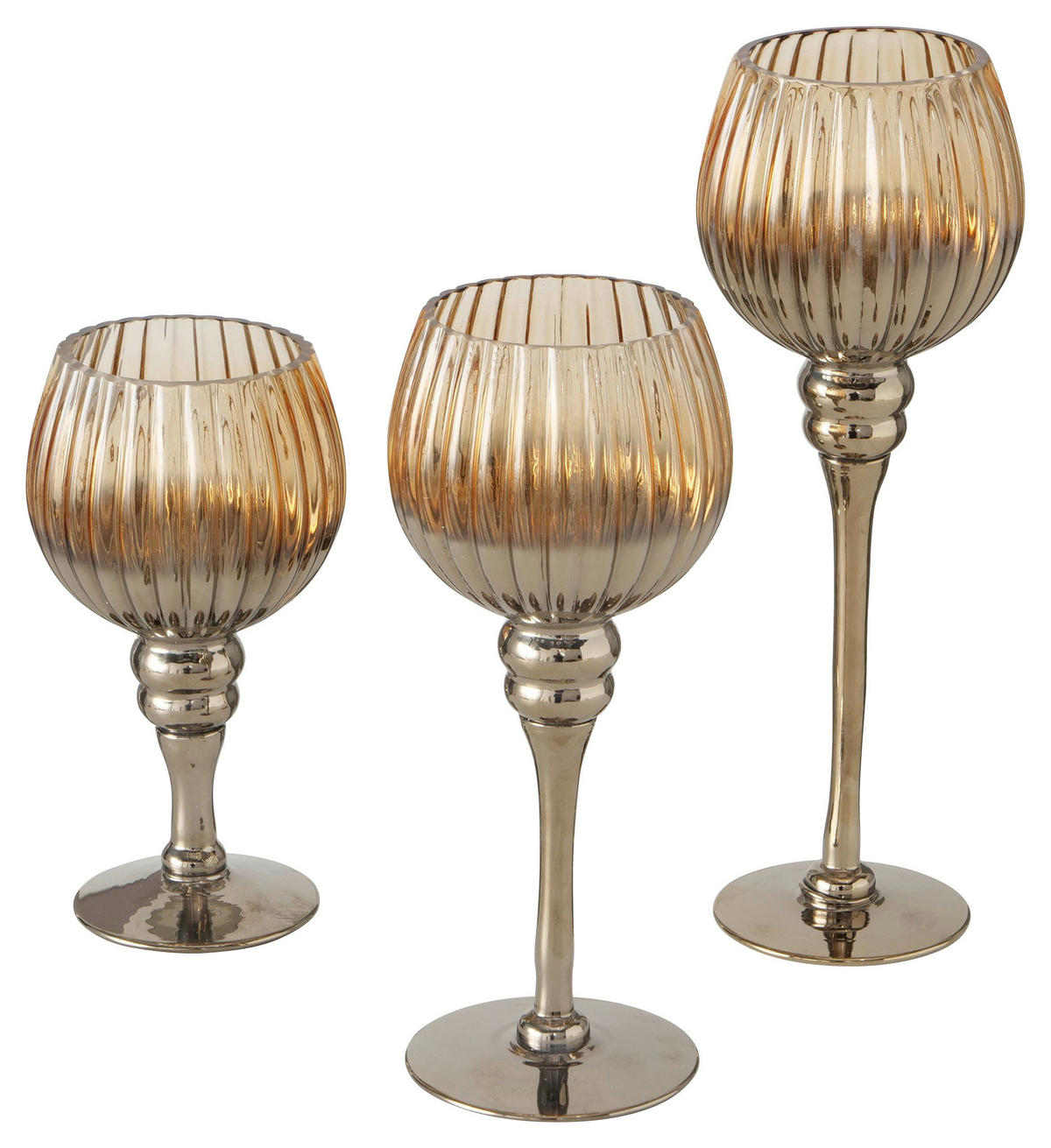 WINDLICHT - Braun, LIFESTYLE, Glas (10/30cm) - Ambia Home