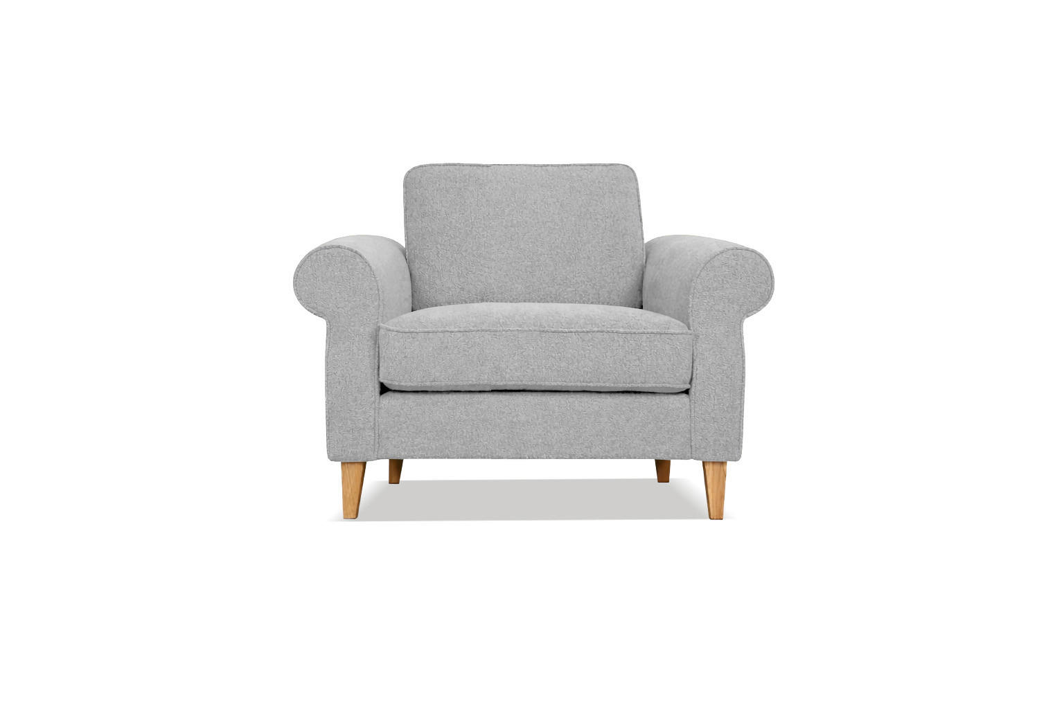 SESSEL in Grau  - Grau, Design, Textil (104/82/91cm) - Livetastic