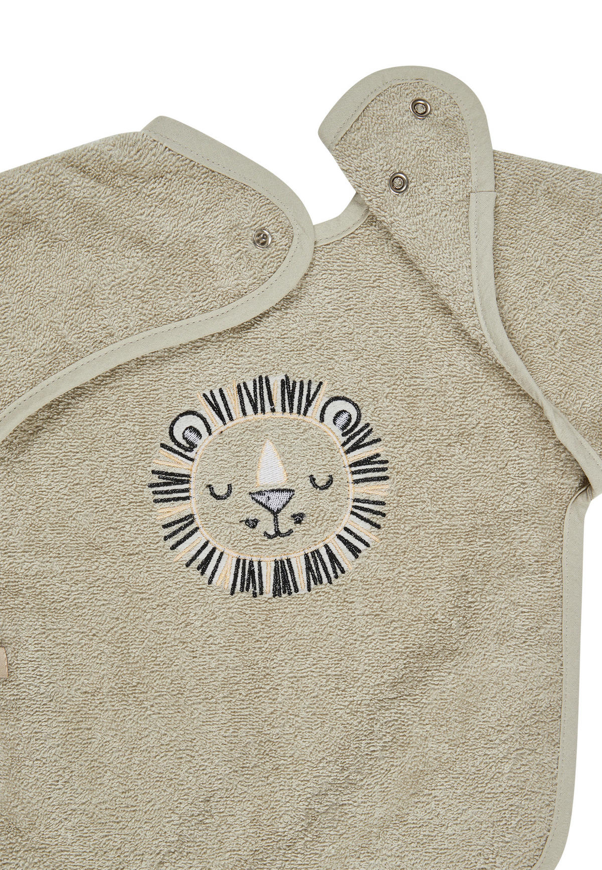 LÄTZCHEN Löwe Leo  - Mintgrau, Basics, Textil (50/73/0,5cm) - Sterntaler