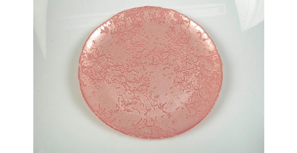 PLATZTELLER Glas  - Pink, Trend, Glas (33cm) - Novel