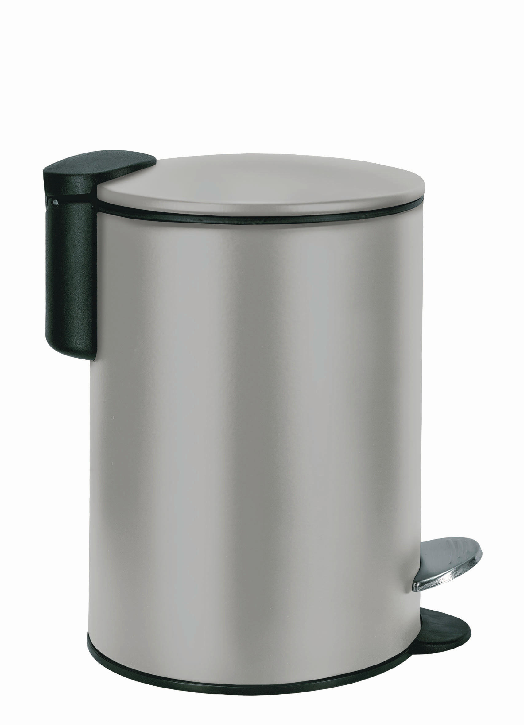 KOŠ NA KOSMETICKÉ POTŘEBY, 3 l - černá/platinová, Basics, kov/plast (17/23,6cm) - Kleine Wolke