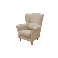 KRESLO, textil, béžová - béžová/farba čerešne, Basics, textil (87/108/89cm) - Cantus