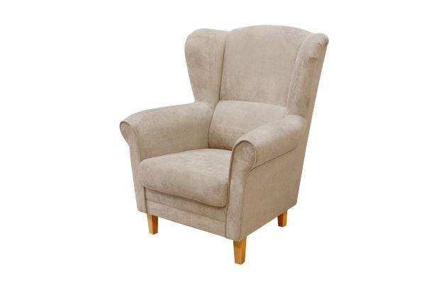 Cantus KRESLO, textil, béžová