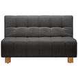 SCHLAFSOFA Webstoff Anthrazit  - Anthrazit/Naturfarben, Design, Holz/Textil (145/92/102cm) - Novel