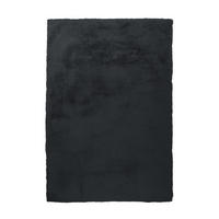 KOBEREC S VYSOKÝM VLASEM, 120/170 cm, antracitová - antracitová, Trend, textil (120/170cm)