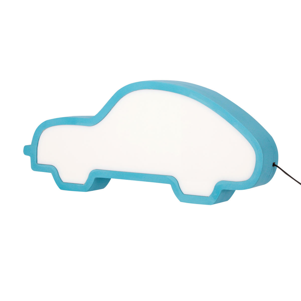 KINDERTISCHLEUCHTE Car  - Blau, Basics, Holzwerkstoff/Kunststoff (35/3.5/14cm)