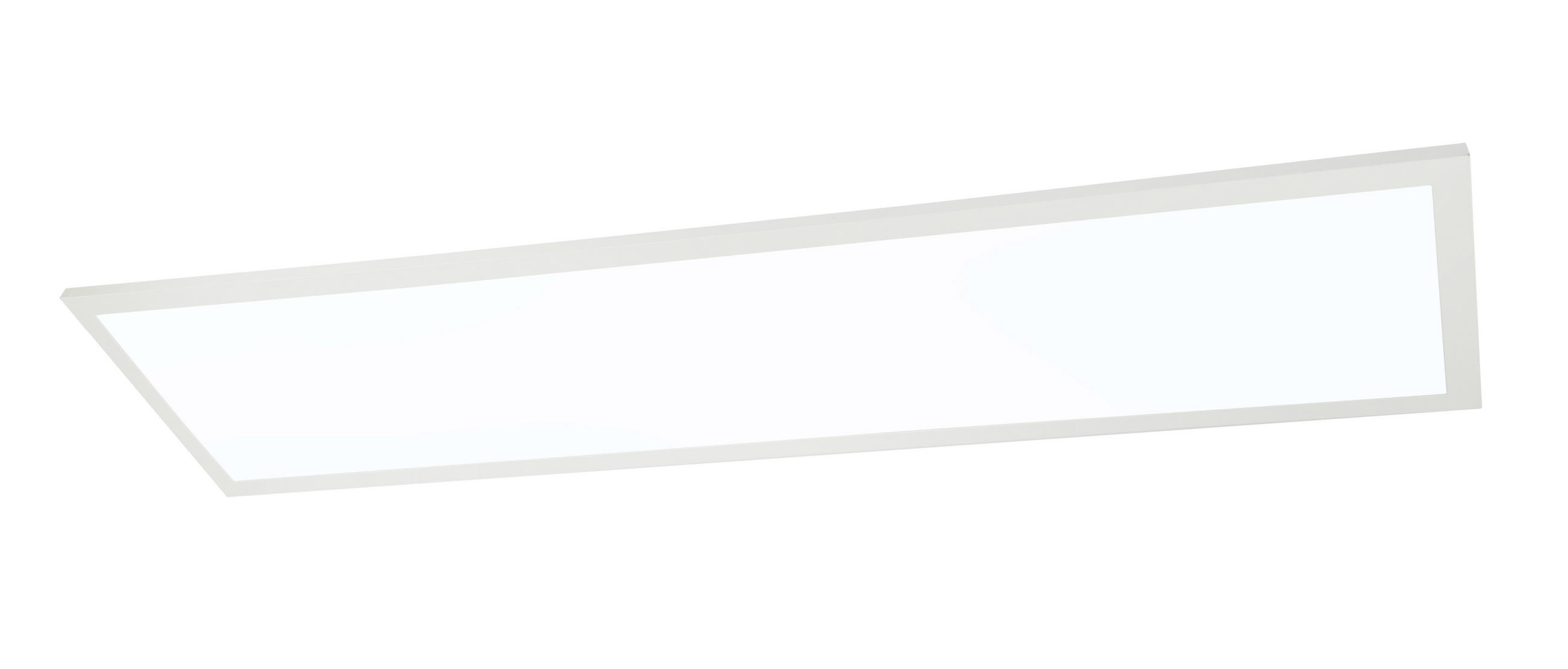 LED-DECKENLEUCHTE Rosi 80/20/5,3 cm   - Opal/Weiß, Basics, Kunststoff/Metall (80/20/5,3cm) - Globo