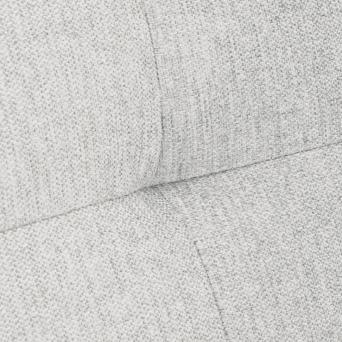 ECKSOFA in Flachgewebe Hellgrau  - Hellgrau/Schwarz, Konventionell, Kunststoff/Textil (292/189cm) - Carryhome