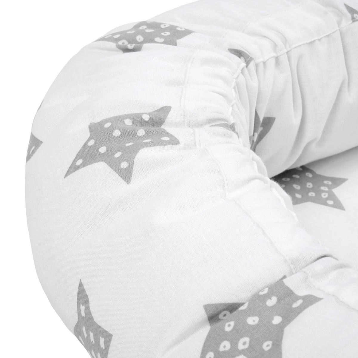 MANTINEL DO POSTÝLKY - šedá/bílá, Basics, textil (80/50/10cm) - My Baby Lou