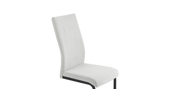 SCHWINGSTUHL in Eisen Mikrofaser - Beige/Schwarz, Design, Textil/Metall (44/100/59cm) - Carryhome
