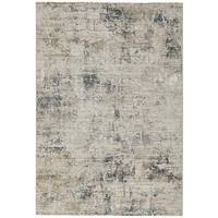 VINTAGE-TEPPICH 67/130 cm Valdovara Hellgrau, Dunkelgrau, Beige  - Dunkelgrau/Beige, KONVENTIONELL, Textil (67/130cm) - Dieter Knoll