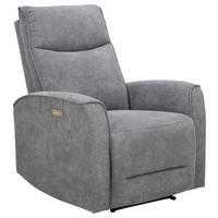 RELAXSESSEL Webstoff    - Schwarz/Grau, KONVENTIONELL, Kunststoff/Textil (85/105/97cm) - MID.YOU