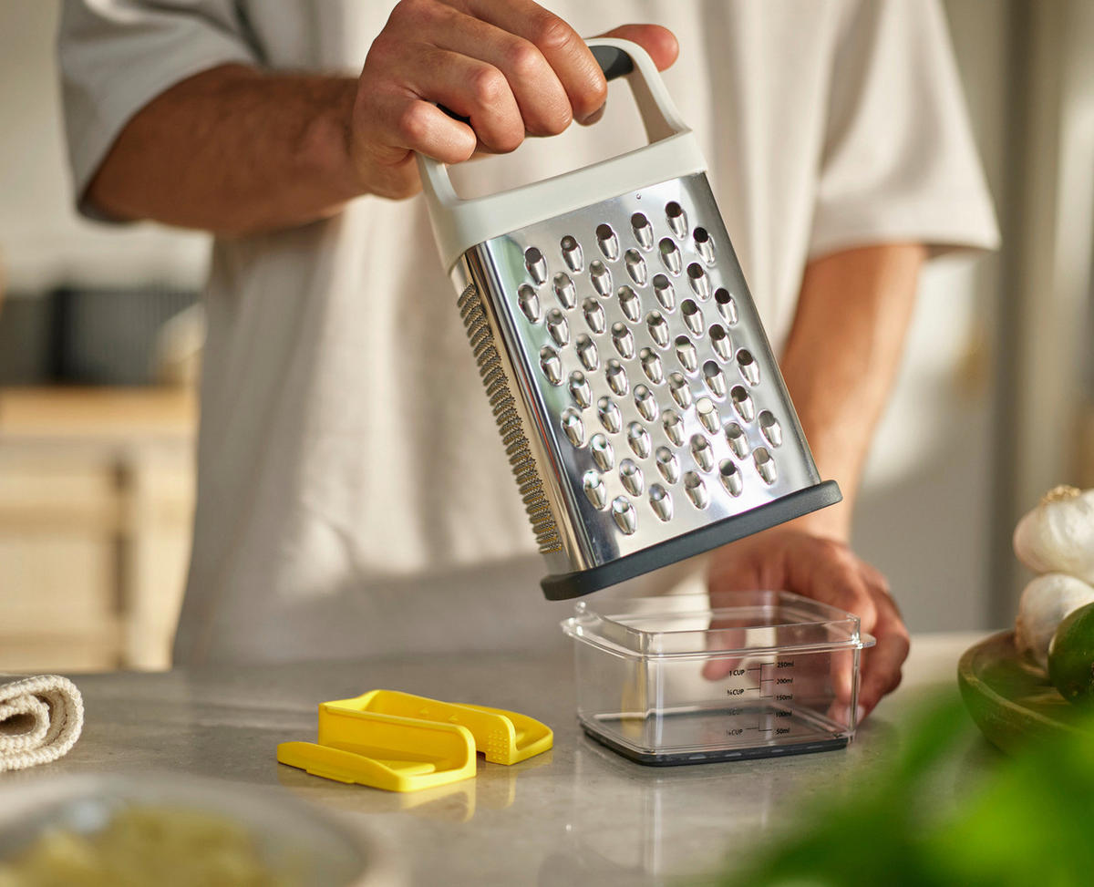 STRGALNIK  Multi-Grip  12,2/17/9,8 cm                 - rumena/siva, Basics, kovina/umetna masa (12,2/17/9,8cm) - Joseph Joseph