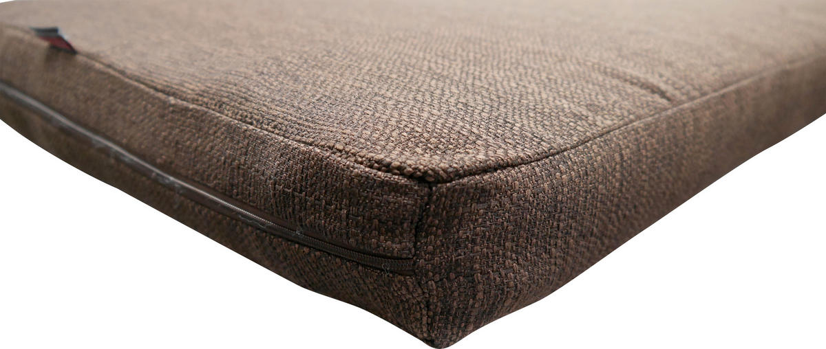 HOLLYWOODSCHAUKEL 210/160/145 cm Grau, Dunkelbraun  - Dunkelgrau/Dunkelbraun, Basics, Textil/Metall (210/160/145cm) - Boxxx