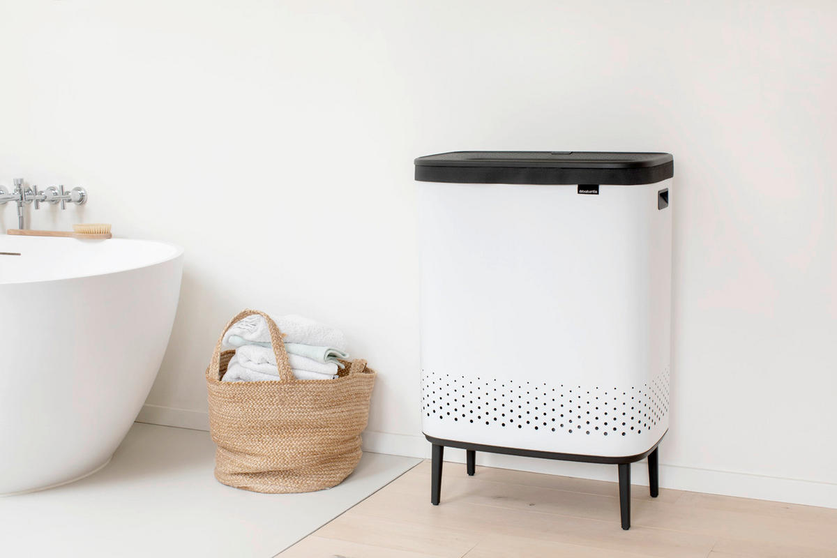 KOŠARA ZA RUBLJE      54/79/32 cm      - bijela, Basics, metal/plastika (54/79/32cm) - Brabantia