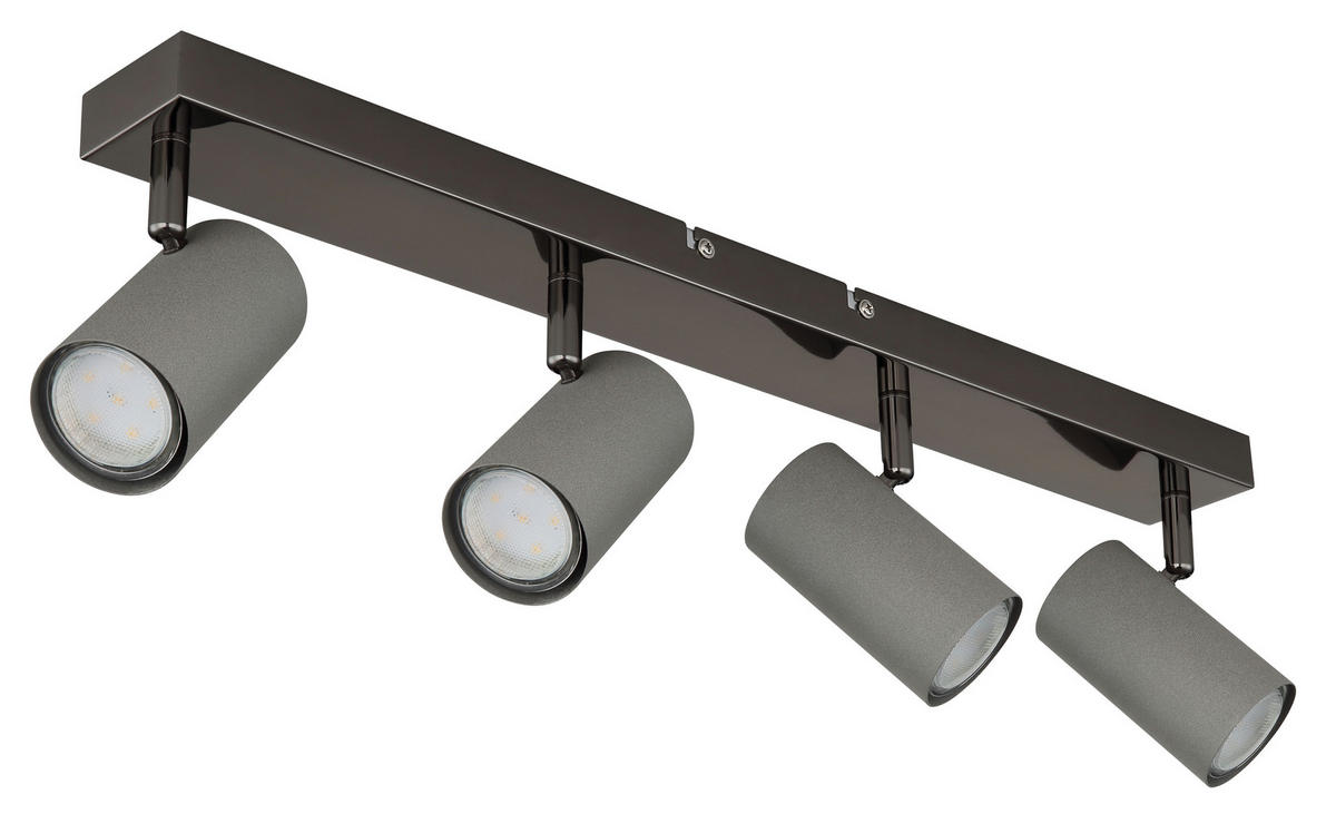 STRAHLER - Schwarzchrom/Grau, Design, Metall (56/10/12cm) - Globo