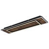 STROPNA LED-SVETILKA  WOODY /1750 lm/3000 K/230 V/ - črna/bela, Natur, kovina/umetna masa (80/20/6cm) - Globo