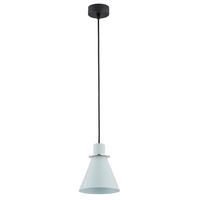 HÄNGELEUCHTE Argon Beverly 100/14,5/14,5 cm   - Chromfarben/Hellblau, Basics, Metall (100/14,5/14,5cm)