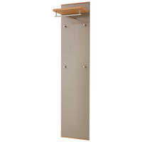 GARDEROBENPANEEL  in 42/183/27 cm  - Taupe/Eichefarben, Design, Holz/Holzwerkstoff (42/183/27cm)
