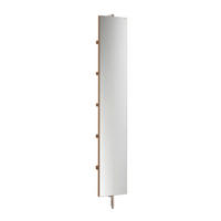 HOCHSCHRANK 31,6/195/21 cm  - Eichefarben, Design, Glas/Holz (31,6/195/21cm) - Voglauer