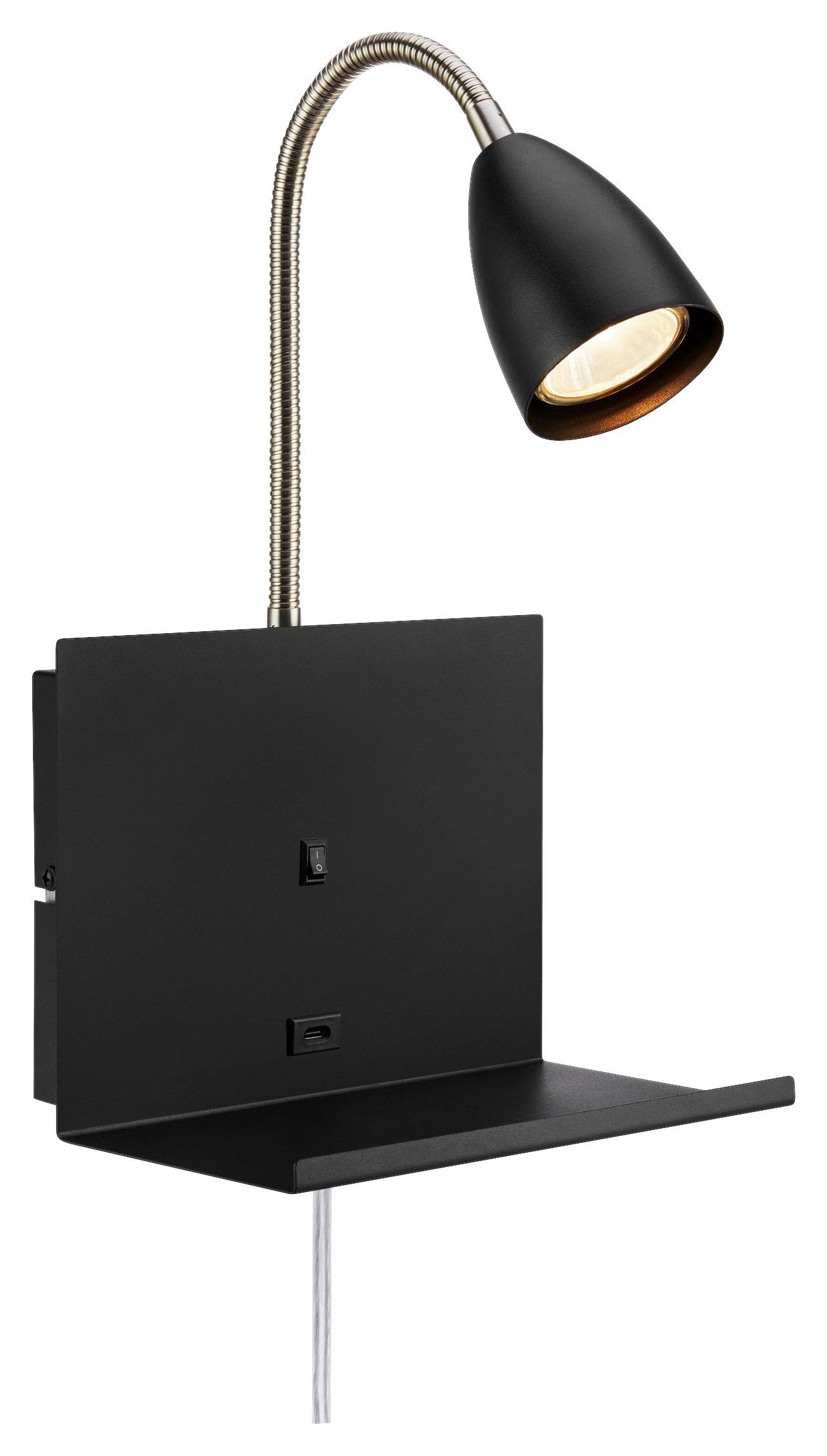 WANDLEUCHTE CUARTO 20/30/15 cm   - Schwarz, Basics, Metall (20/30/15cm) - Markslöjd