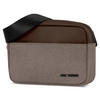 SCHULTERTASCHE - Graubraun/Braun, Basics, Textil (6/22,5/15cm) - ABC Design