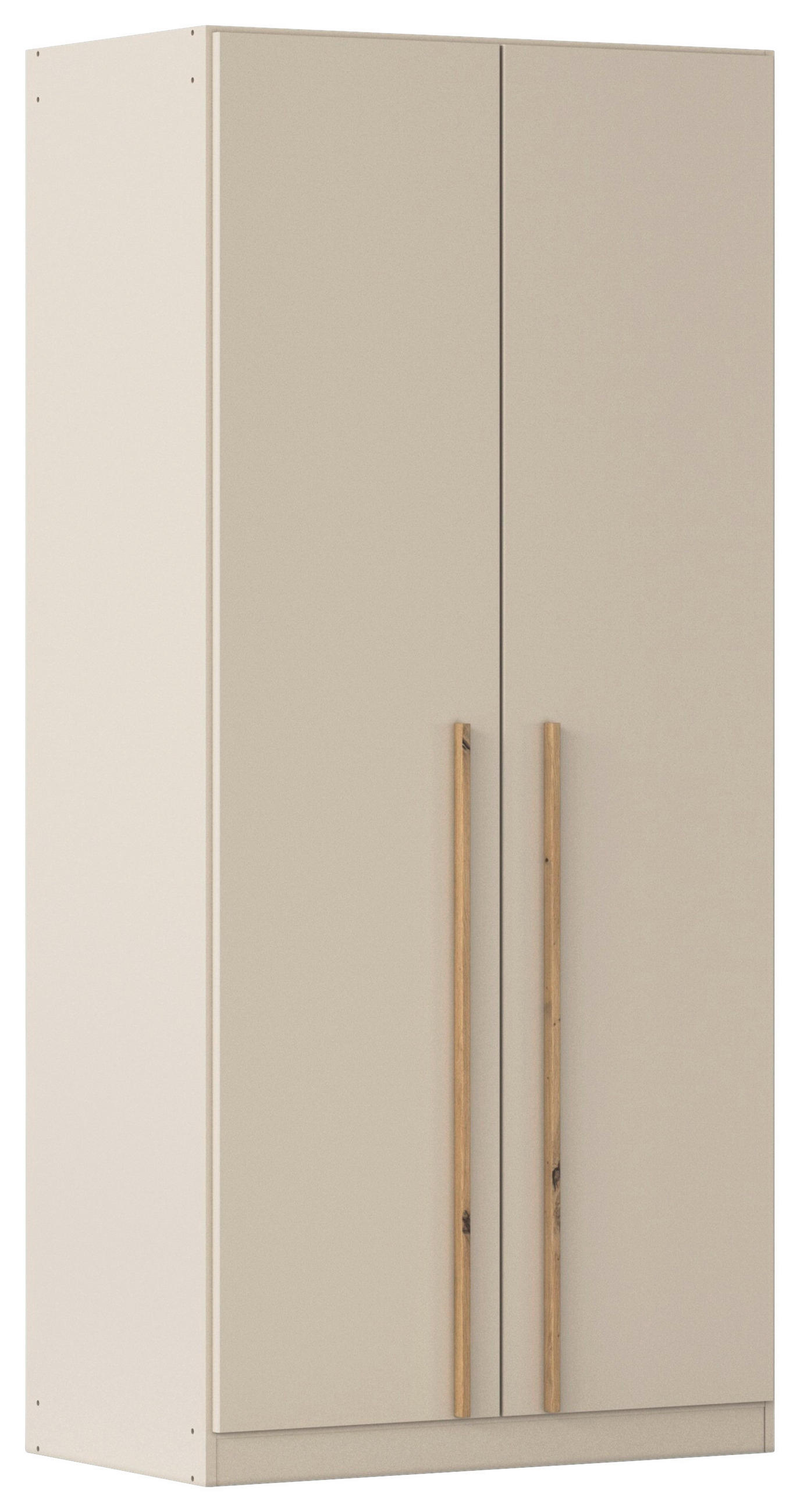 DREHTÜRENSCHRANK 2-türig Champagner, Eiche Artisan  - Champagner/Eiche Artisan, Design, Holz/Holzwerkstoff (91/197/54cm) - Stylife