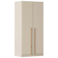 DREHTÜRENSCHRANK 2-türig Champagner, Eiche Artisan  - Champagner/Eiche Artisan, Design, Holz/Holzwerkstoff (91/197/54cm) - Stylife