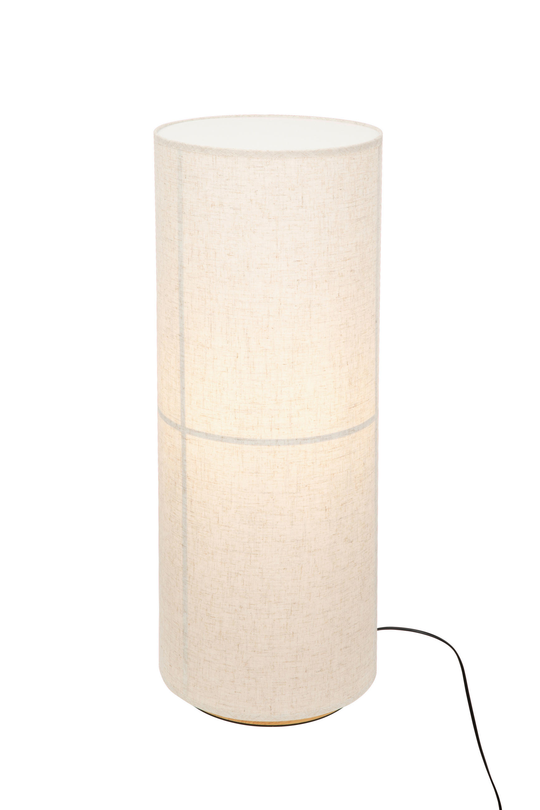 STEHLEUCHTE 30/83 cm    - Beige, Design, Kunststoff/Textil (30/83cm) - Collet's Monde