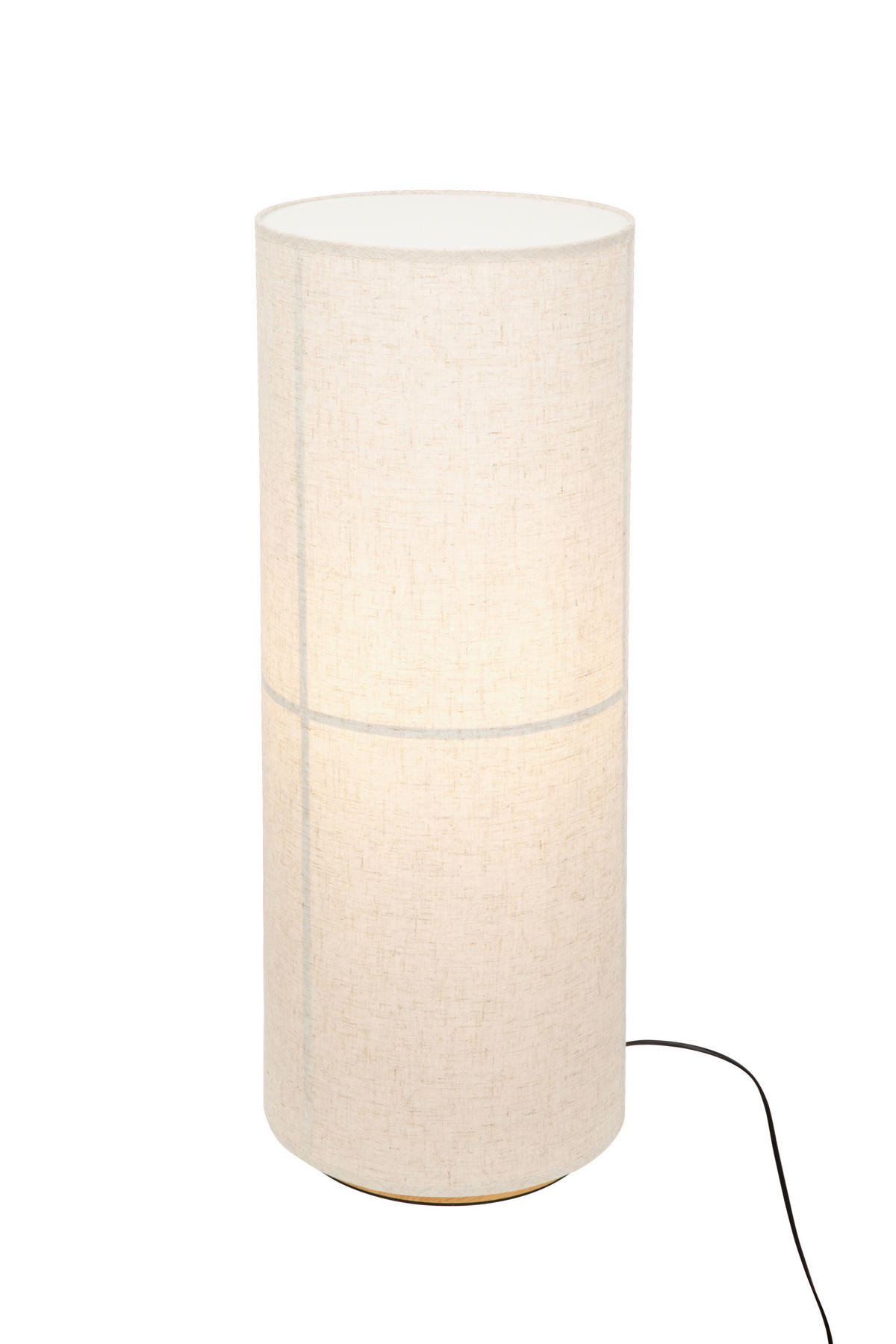 STEHLEUCHTE 30/83 cm    - Beige, Design, Kunststoff/Textil (30/83cm) - Collet's Monde