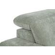 ECKSOFA  in Chenille Mintgrün  243/307 cm  - Schwarz/Mintgrün, Design, Textil/Metall (243/307cm) - Xora