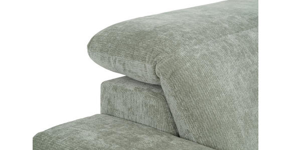 ECKSOFA  in Chenille Mintgrün  243/307 cm  - Schwarz/Mintgrün, Design, Textil/Metall (243/307cm) - Xora
