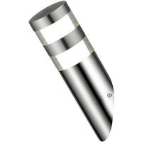 VÄGGLAMPA UTOMHUS 7,6/7,6/32 cm   - nickelfärgad, Klassisk, metall (7,6/7,6/32cm) - Ambia Garden