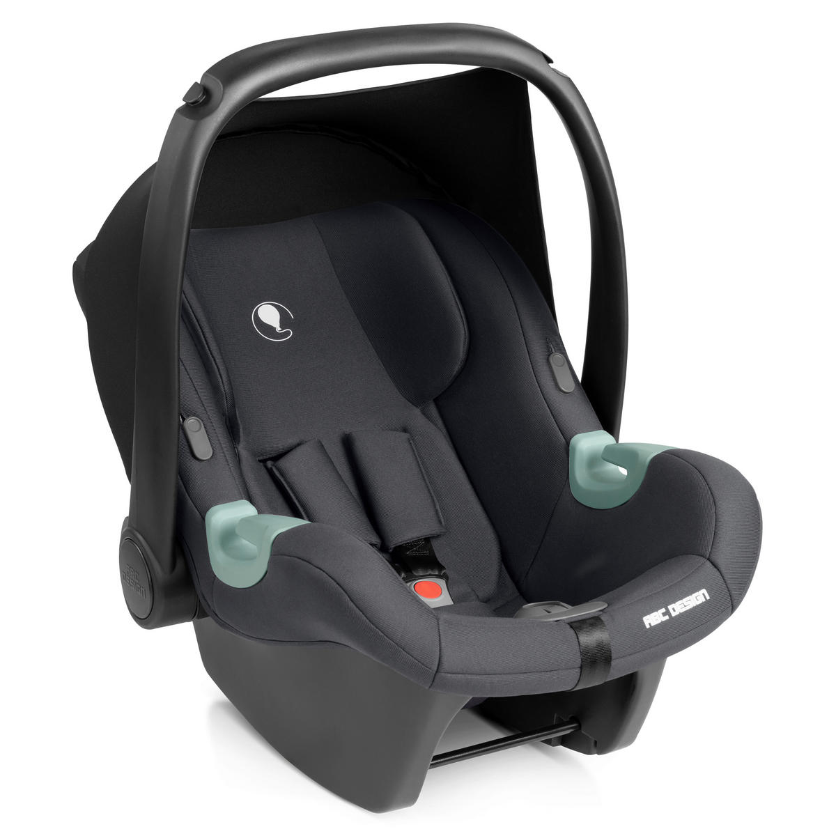 KINDERWAGENSET Salsa 5 Air Starter Set  - Graubraun/Schwarz, Basics, Textil/Metall (95.5/63/107,5cm) - ABC Design