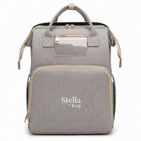 WICKELRUCKSACK Stella Bag Premium  - Grau, Basics, Textil (30/40/21cm)