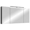 SPIEGELSCHRANK 120/60/20 cm  - Anthrazit, MODERN, Glas/Holzwerkstoff (120/60/20cm) - MID.YOU