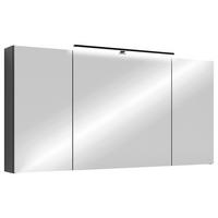 SPIEGELSCHRANK 120/60/20 cm  - Anthrazit, MODERN, Glas/Holzwerkstoff (120/60/20cm) - MID.YOU