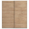 SCHWEBETÜRENSCHRANK  in Sonoma Eiche  - Sonoma Eiche, Design, Holzwerkstoff/Kunststoff (201/223/68cm) - Novel