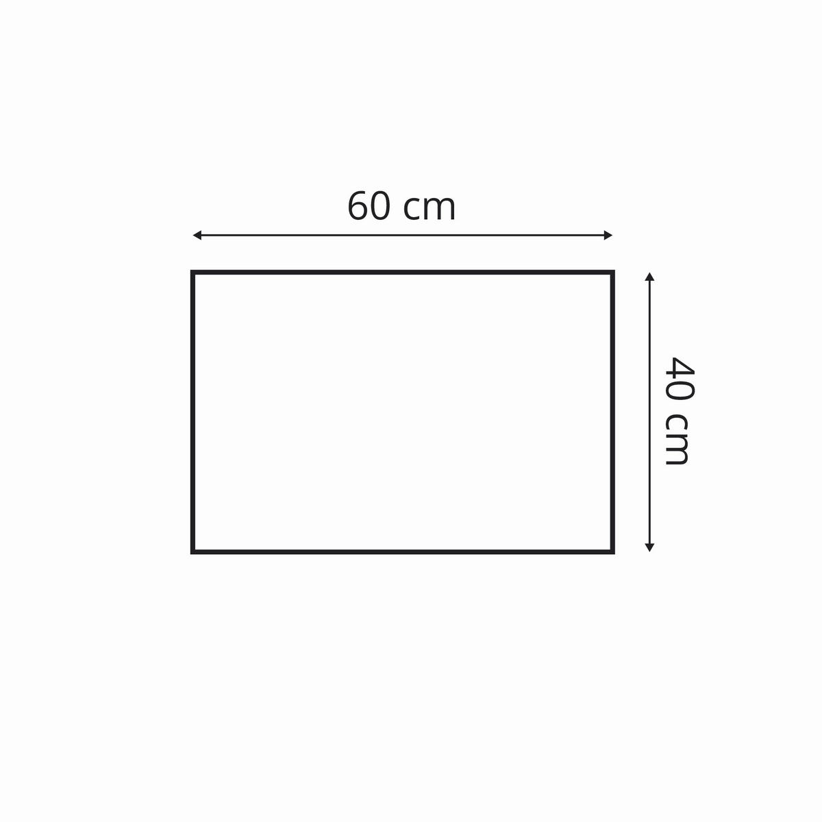 WANDPANEEL 60/40/2.5 cm  - Hellgrau, Basics, Kunststoff/Textil (60/40/2.5cm)
