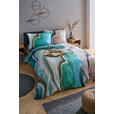 BETTWÄSCHE CUBY Satin 140/200 cm  - Petrol, KONVENTIONELL, Textil (140/200cm) - Novel