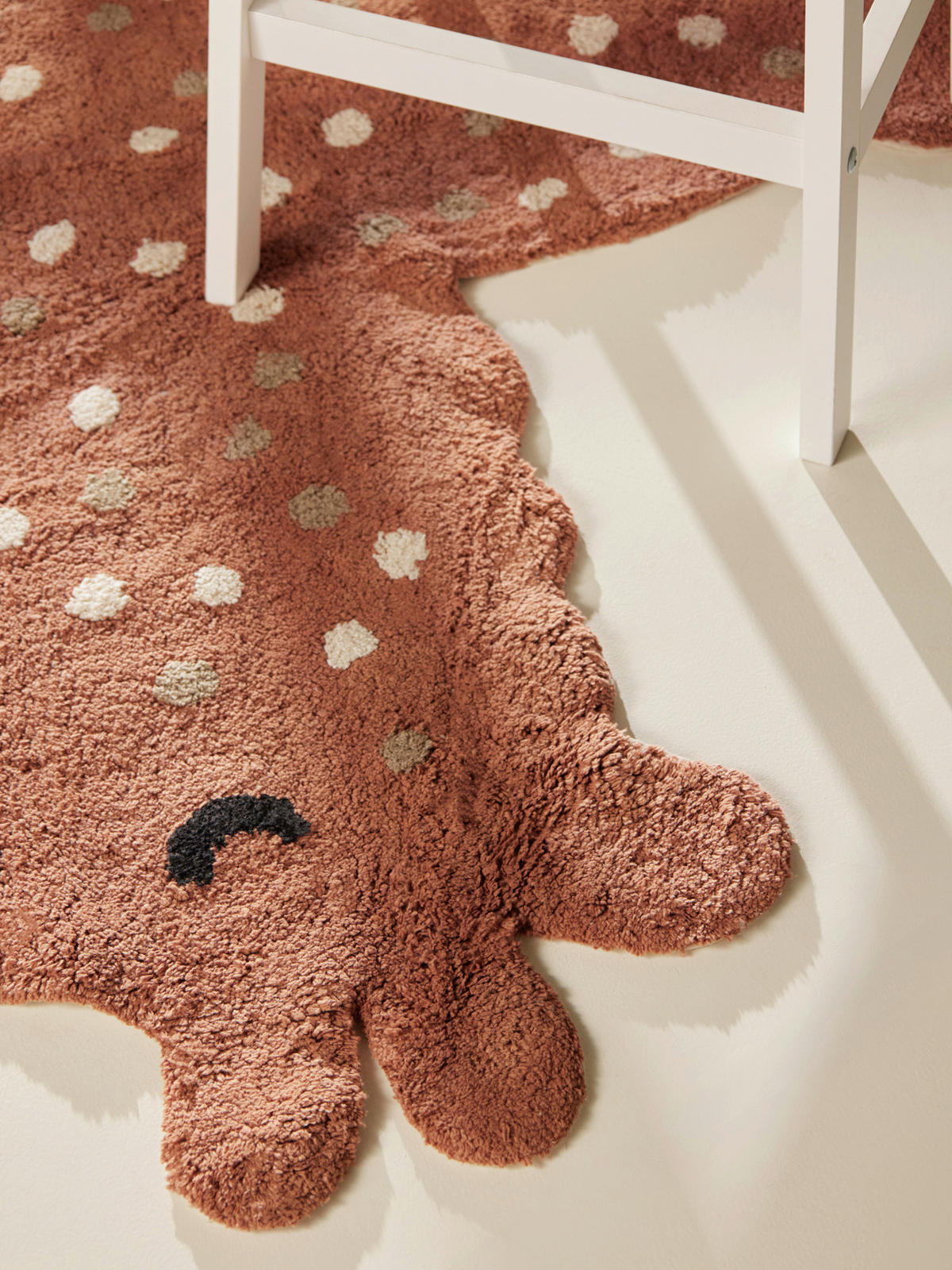 KINDERTEPPICH 89/120 cm Snuggle Gino Giraffe  - Braun, Basics, Kunststoff/Textil (89/120cm) - Hanse Home