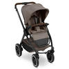 KINDERWAGEN Samba 2  - Graubraun/Schwarz, Basics, Textil/Metall (60/108/88cm) - ABC Design