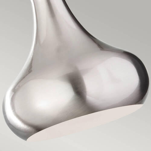 VISEČA SVETILKA  Elstead Beso      17.9/28.1 cm      E27 - barve nerjavečega jekla, Design, kovina (17.9/28.1cm) - Elstead Lighting