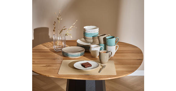 KOMBISERVICE Urban Life 24-teilig  - Türkis/Taupe, Design, Keramik - Landscape