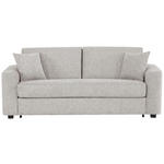 SCHLAFSOFA  in Webstoff Grauweiß  - Grauweiß/Schwarz, Design, Kunststoff/Textil (205/83/100cm) - Xora