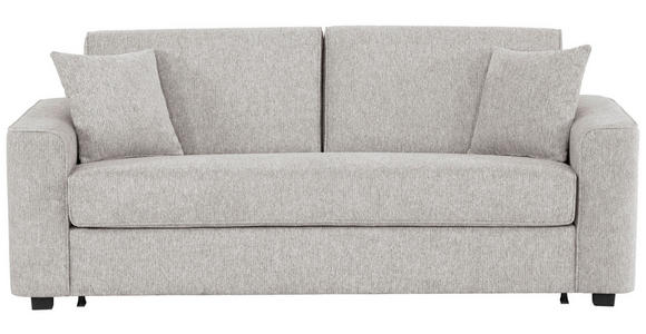 SCHLAFSOFA Webstoff Grauweiß  - Grauweiß/Schwarz, Design, Kunststoff/Textil (205/83/100cm) - Xora