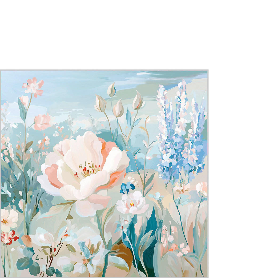 SERVIETTE  17.5/17.5 cm   - Multicolor, Natur, Papier (17.5/17.5cm) - PPD